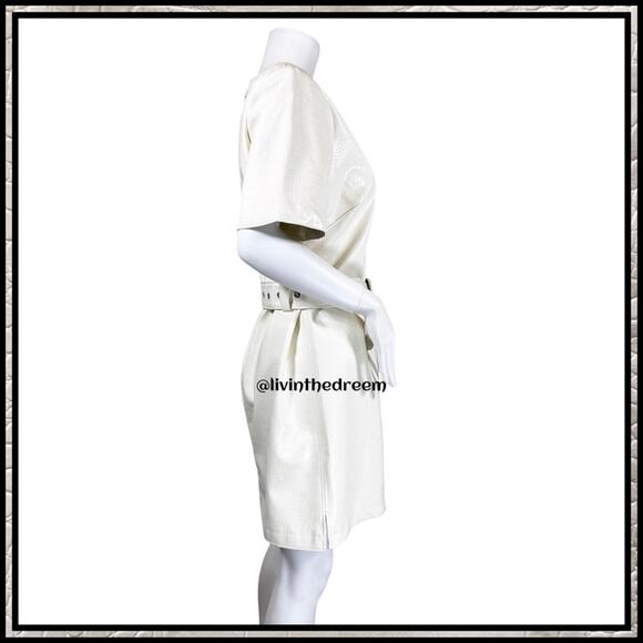 Cinq a Sept Abytha Belted Faux Leather Minidress
Alabaster SZ 8 $395 - Picture 11 of 15